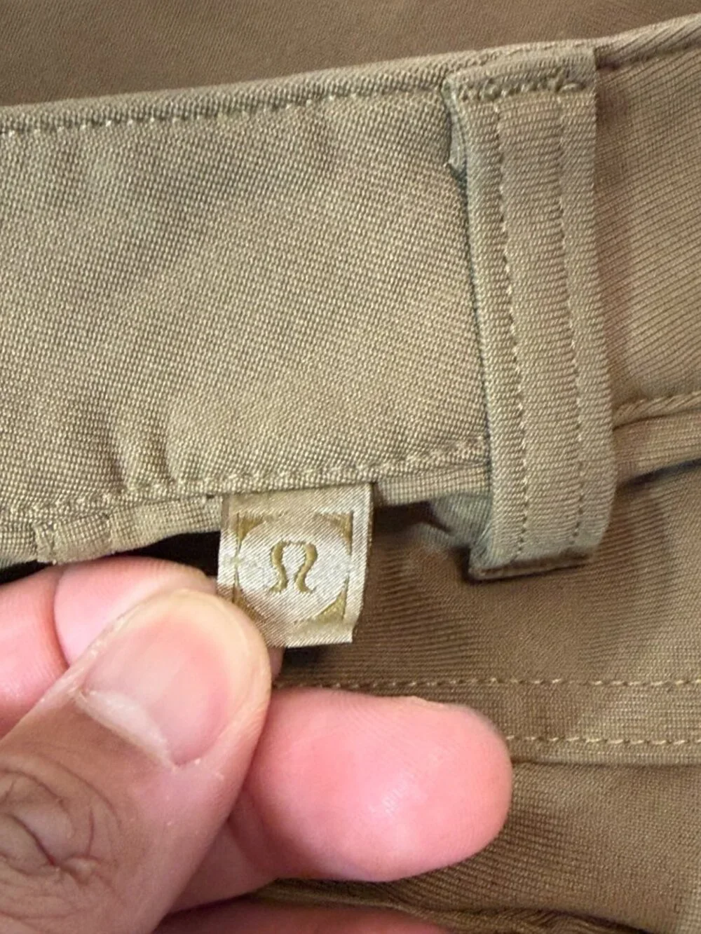 Lululemon Pants Mens 31x32 Tan Khaki ABC Classic Fit Warpstreme LM5426S